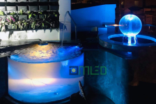 Cách phối màu cho đèn âm nước xanh dương trong chiếu sáng cảnh quan Cách phối màu cho đèn âm nước xanh dương trong chiếu sáng cảnh quan